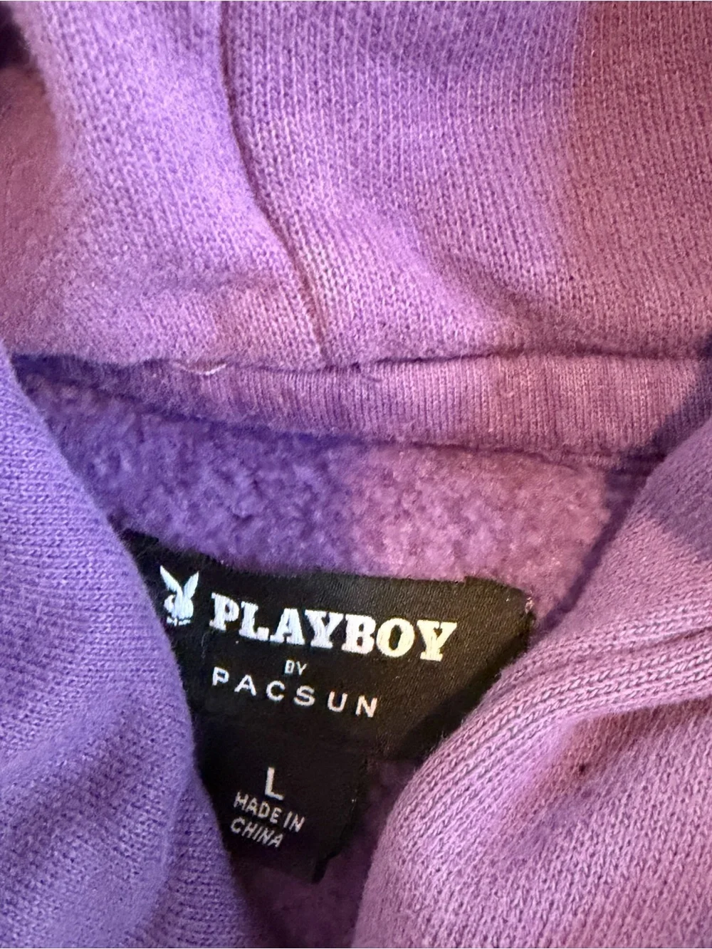 PLAYBOY Pacsun Purple Hooded Sweatshirt